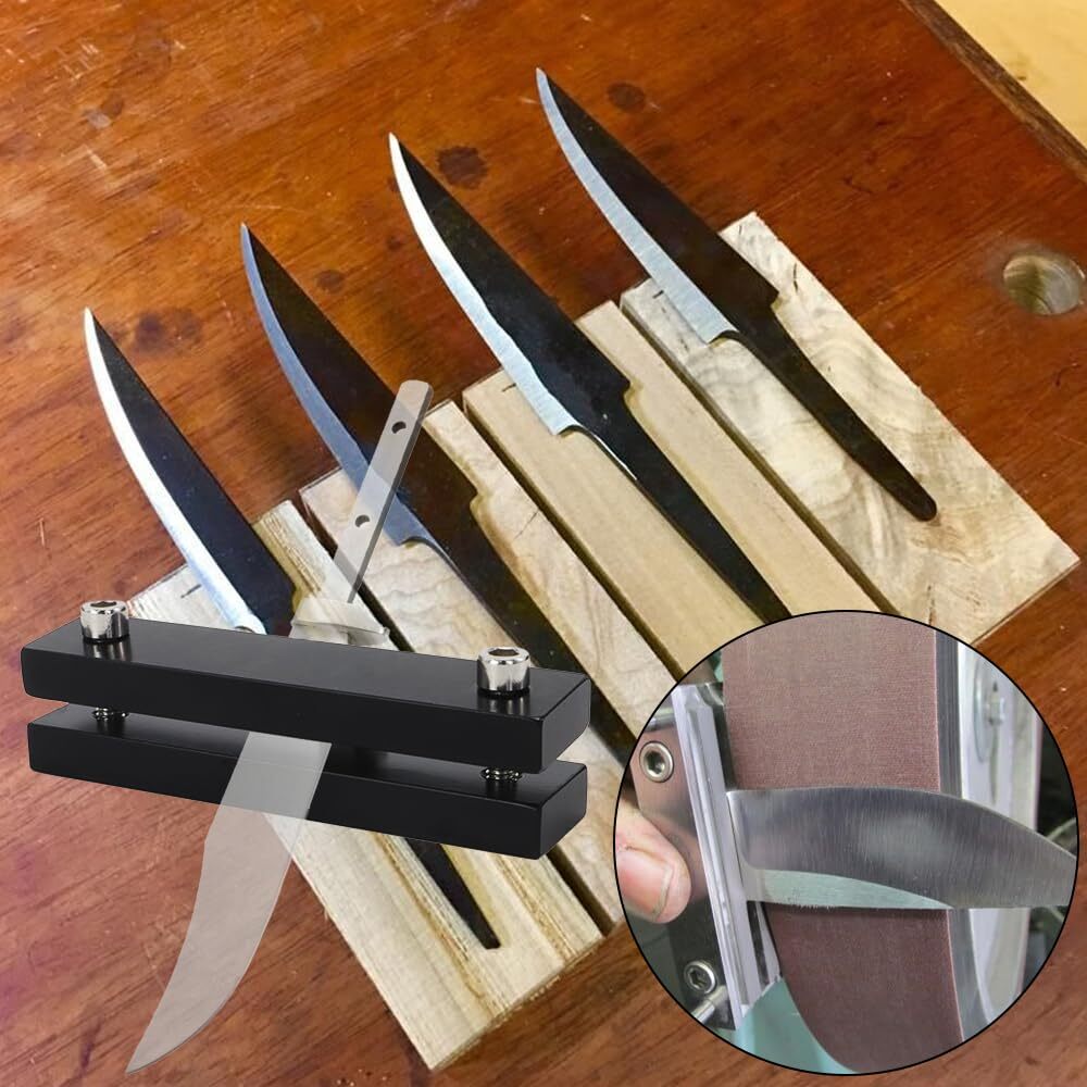SCOTTCHEN Hardened File Guide Knife Making Tool File Guide with Carbide Surf...