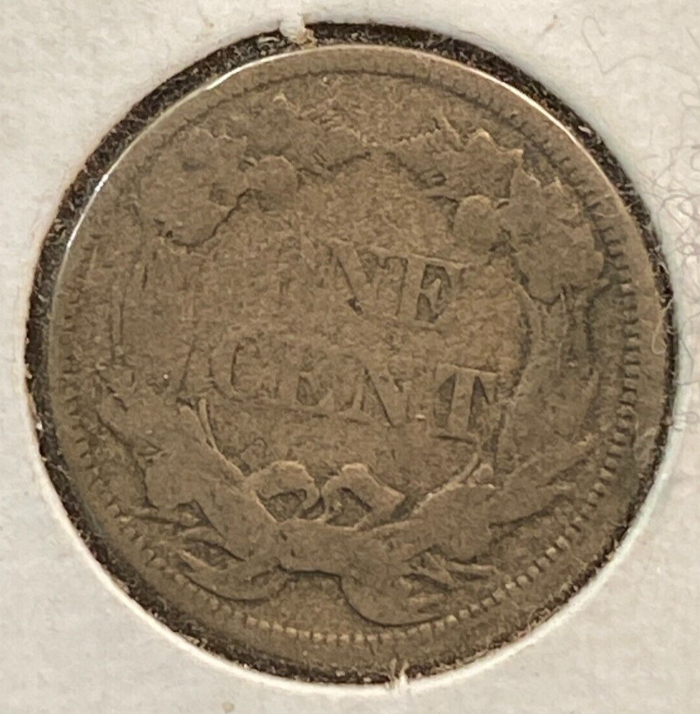 1858 Large Letters Flying Eagle Cent Nice Original VG CHRC