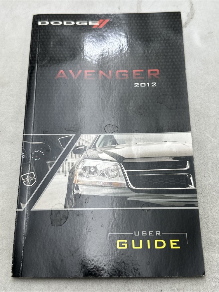 2012 Dodge avenger user guide