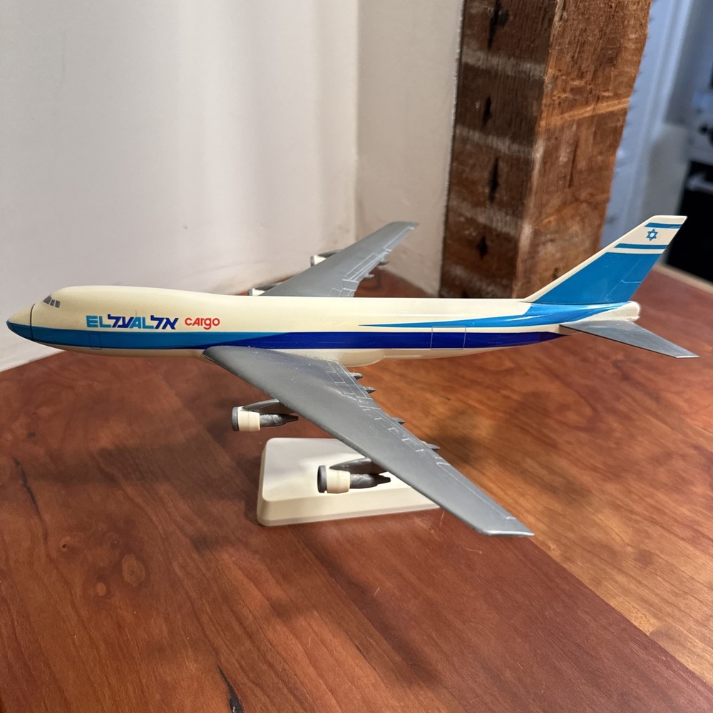 El Al 747-200 Cargo vintage desktop model 1:250