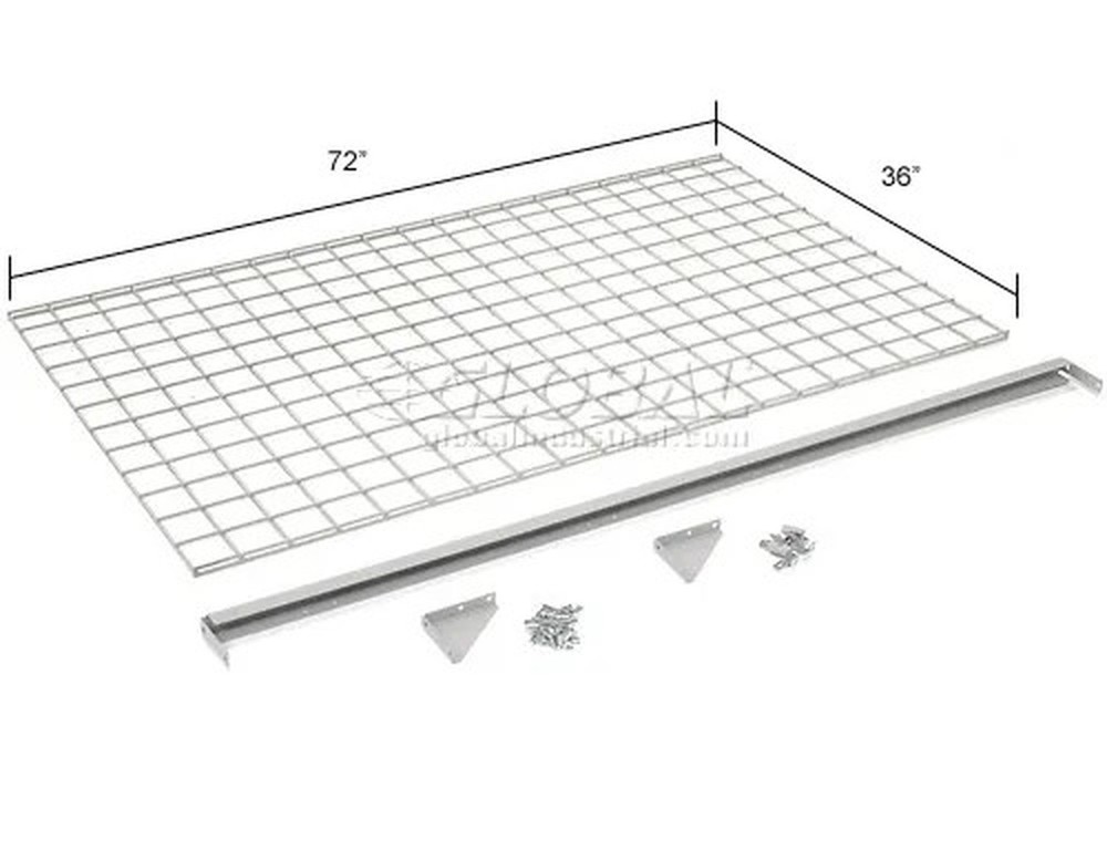 Global Industrial? Security Cage Accessory Shelf 72 x 36