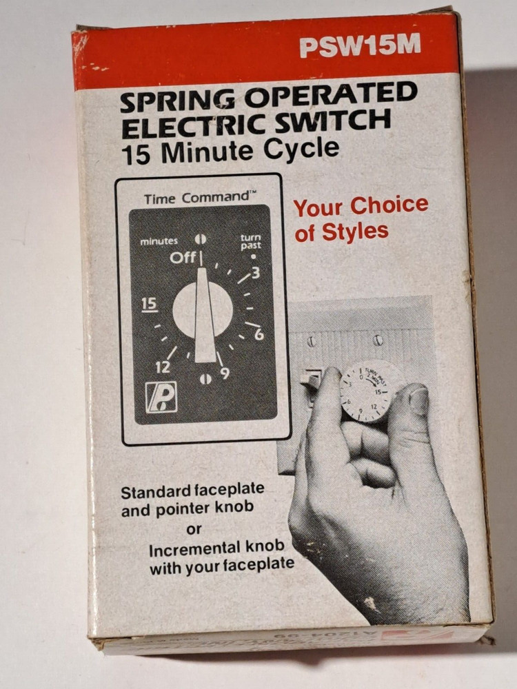 VINTAGE PARAGON ELECTRONIC SPRING OPERATED ELECTRONIC SWITCH PSW15M