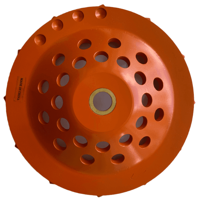 7" Grinding Wheel Disc For Concrete Stone Grinders 12 Diamond Segment 7/8" Arbor
