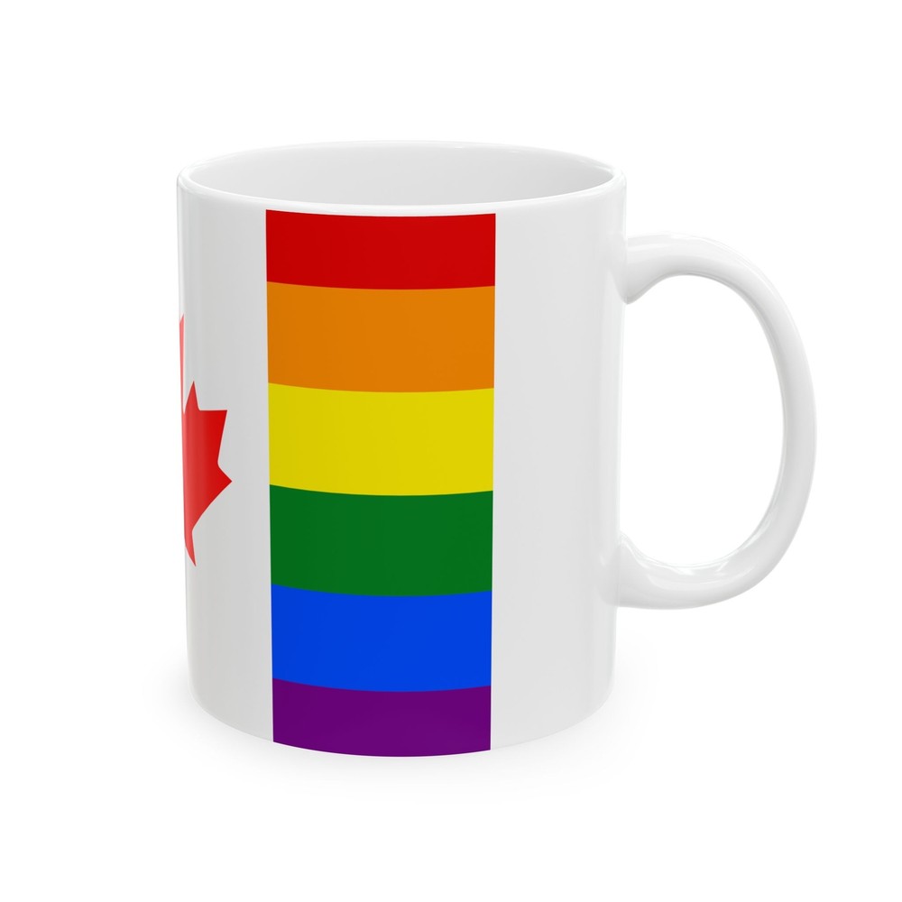 Canada Pride flag (Canada) White Coffee Mug