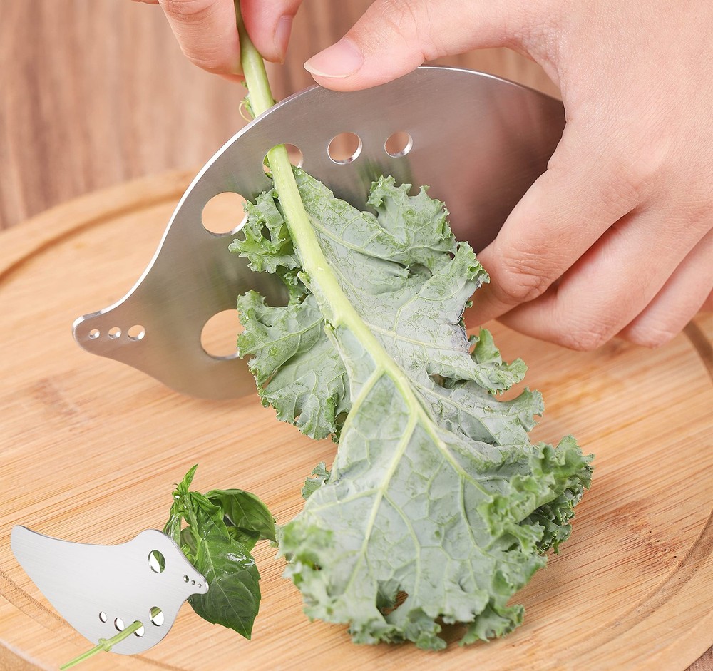 Herb Stripper Tool, Kitchen Leaf Herb Stripping Gadget, Cilantro Stripper for...