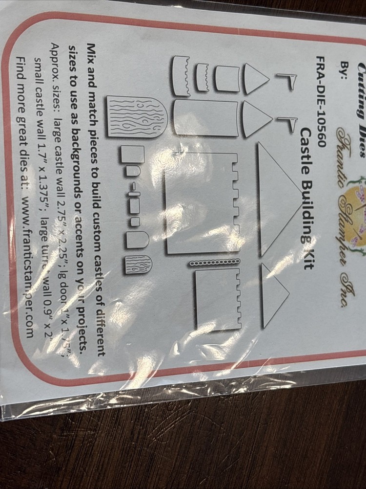 frantic stamper dies Castle Building Kit