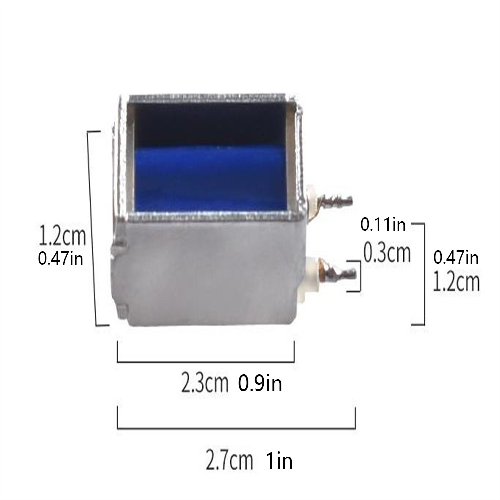 Mini 6V DC Solenoid Valve Pull Push Electromagnet Suction Rod Electronic Micro G