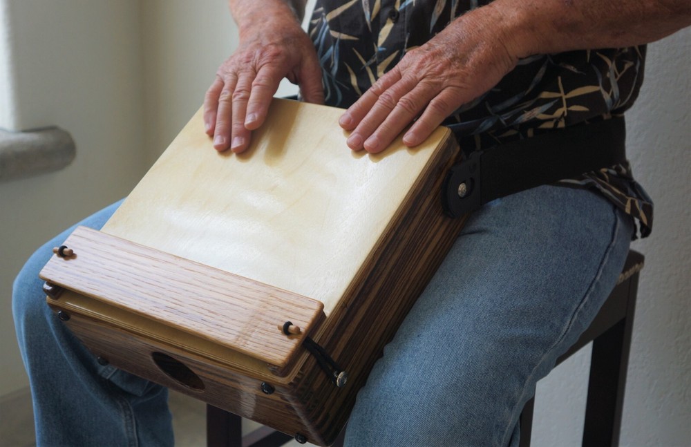 Rodilla Cajon...Bubinga Wood Model 12"
