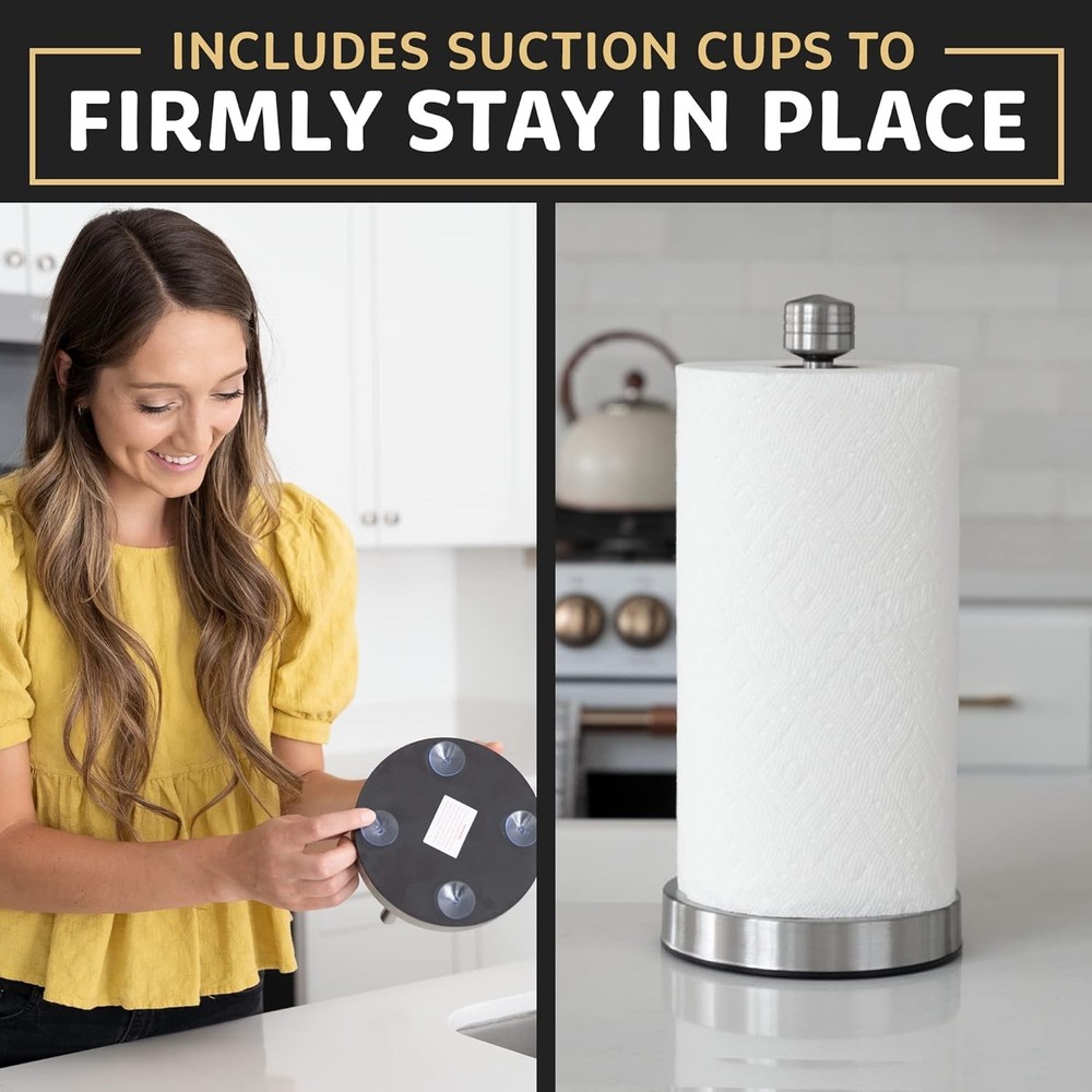 Modern Stainless Steel Paper Towel Holder