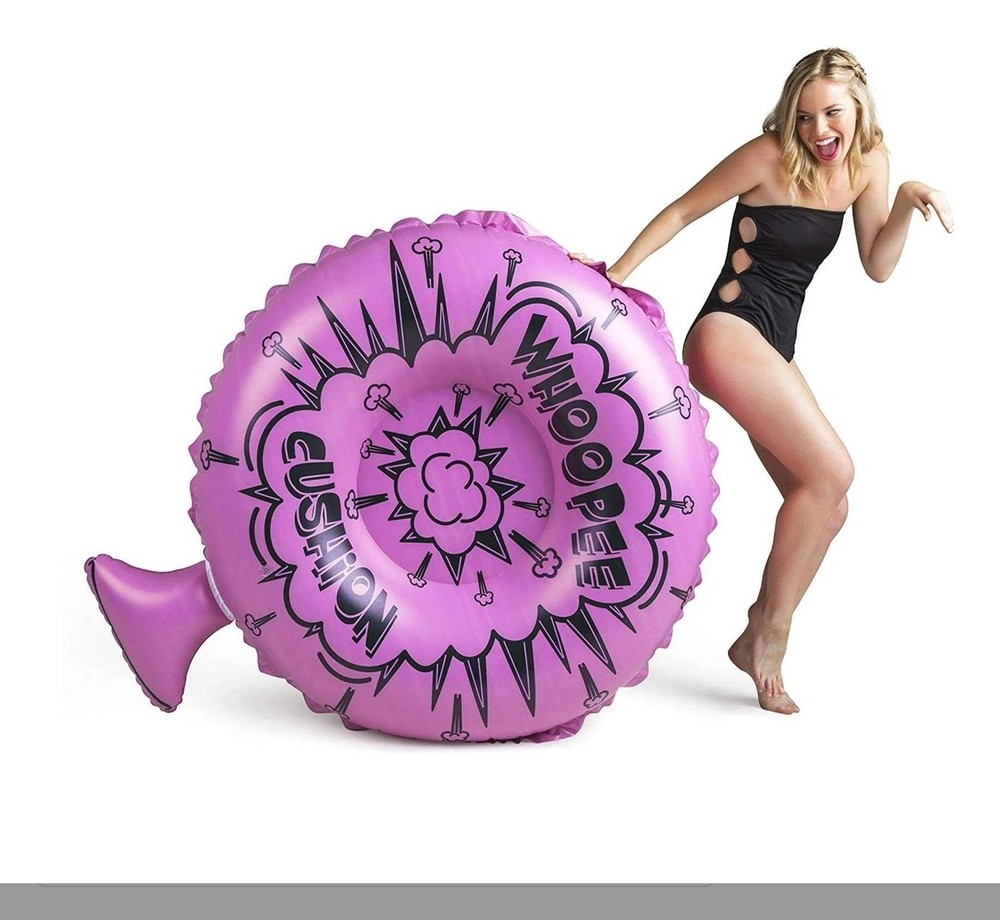 Giant Pink Whoopee Cushion Swimming Pool Float