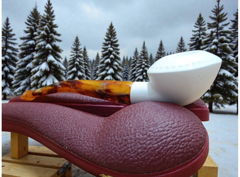 Block Meerschaum Solar Edge Pipe