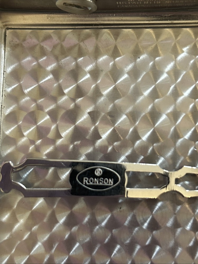Vintage Ronson Mastercase Cigarette Case Lighter Unfired Unused