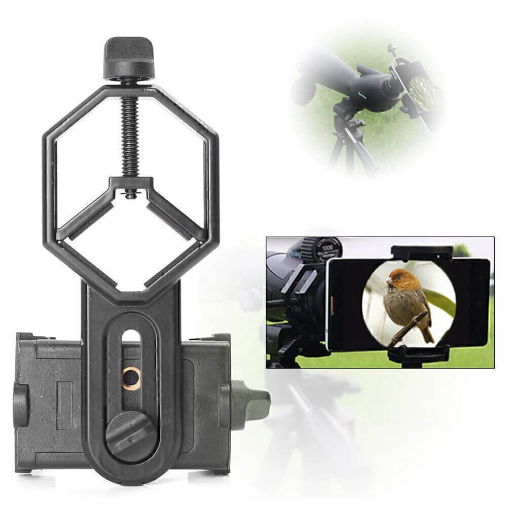Universal Mobile Phone Adapter Mount Fr Microscope Telescope Binocular Monocular