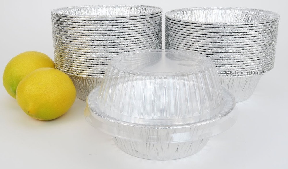 Durable Packaging Disposable 5 3/4" Aluminum 5 3/4 " 14 oz capacity, Silver