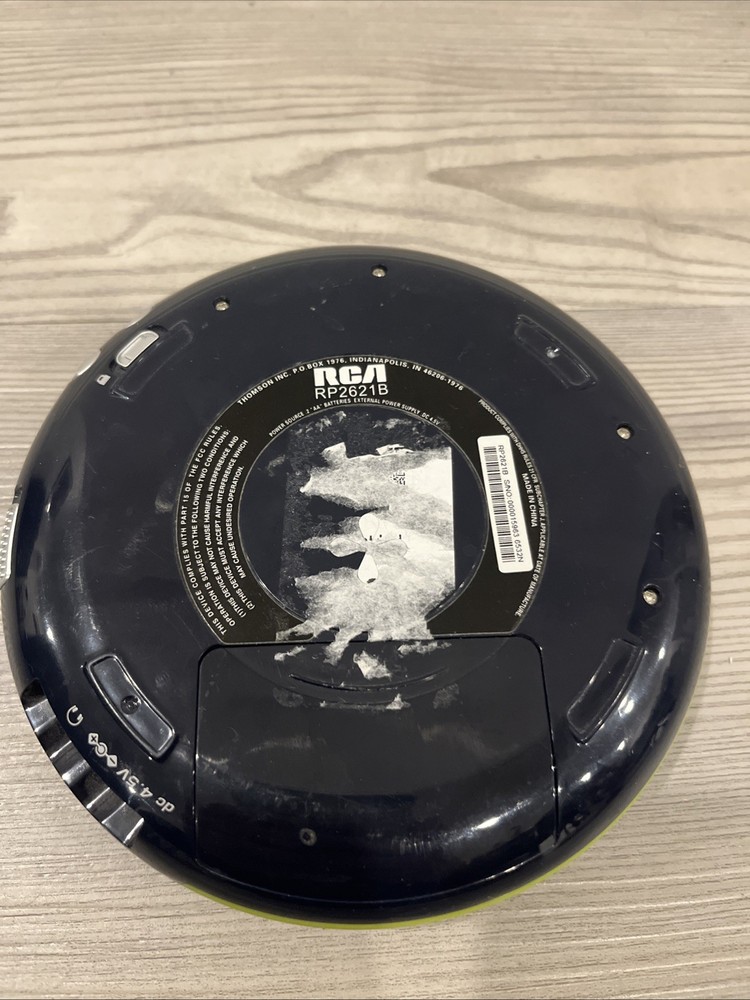 RCA Portable CD Player RP2621B Compact Disc. Blue, Tested and Working