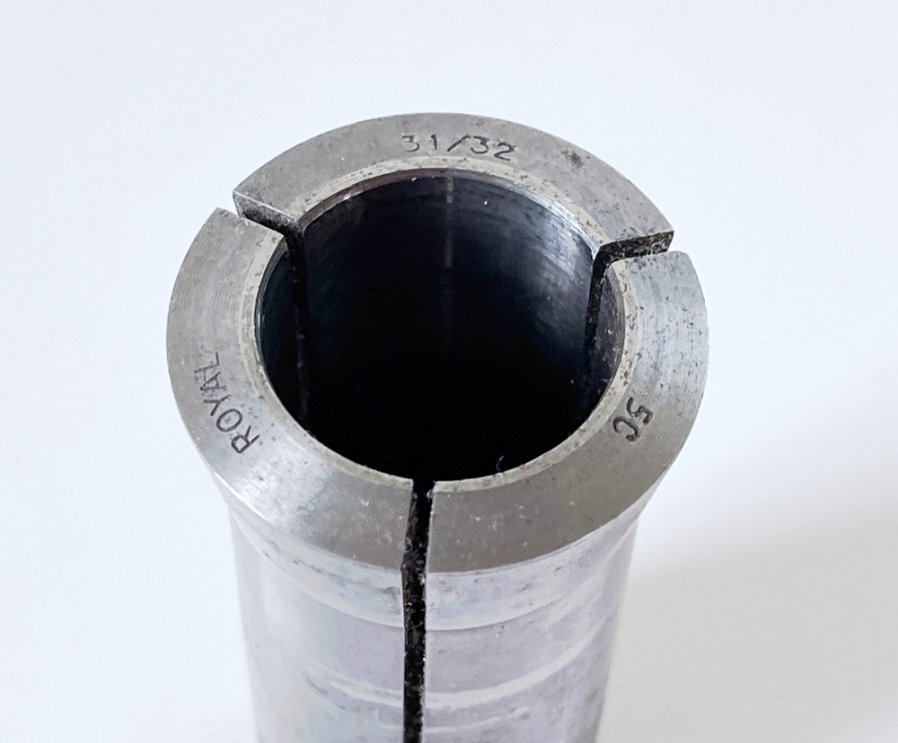 31/32" ROYAL 5C Round Collet External & Internal Threads .96875" USA