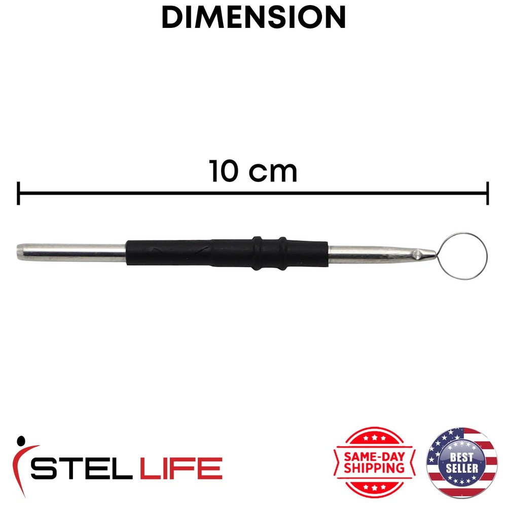 Electrosurgical Reusable Loop Electrodes 1/4" Loop Electrode Standard Shaft