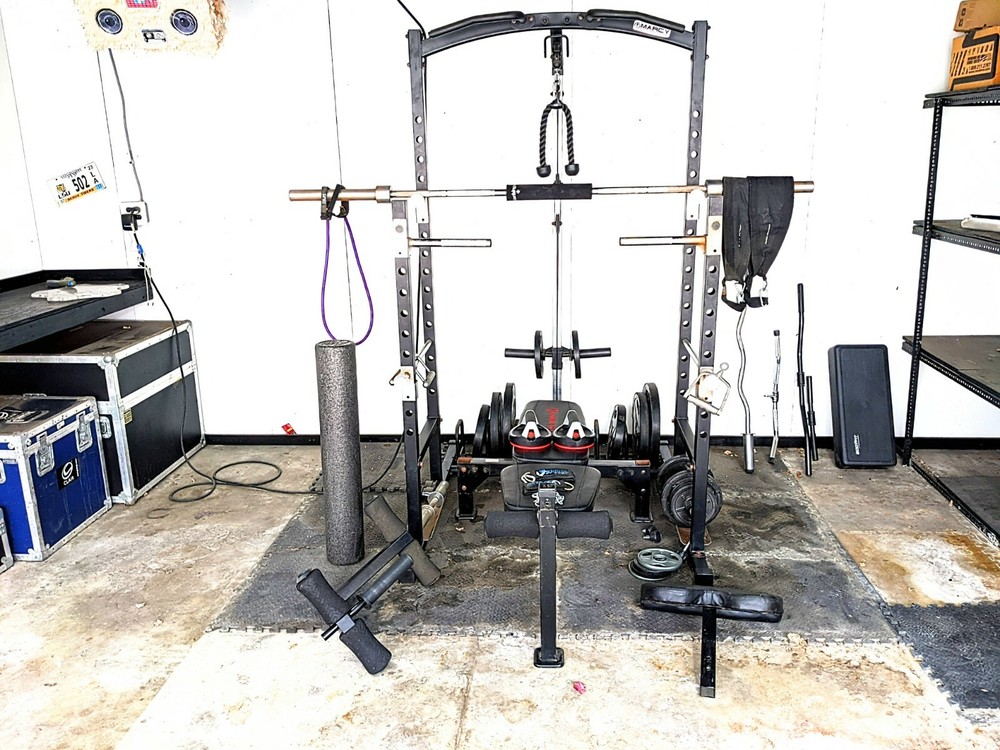 squat rack used