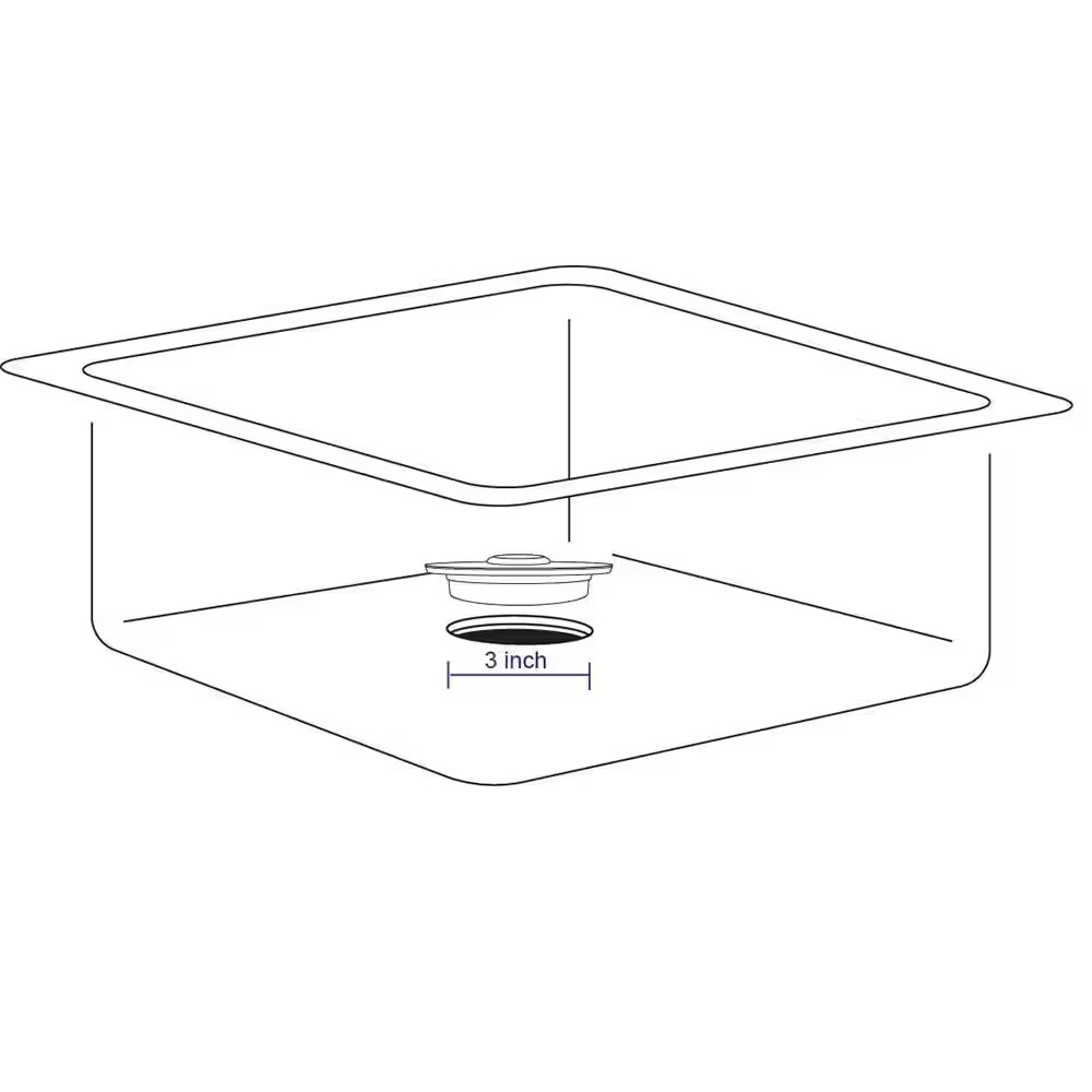 Garbage Disposal Replacement Stopper Black