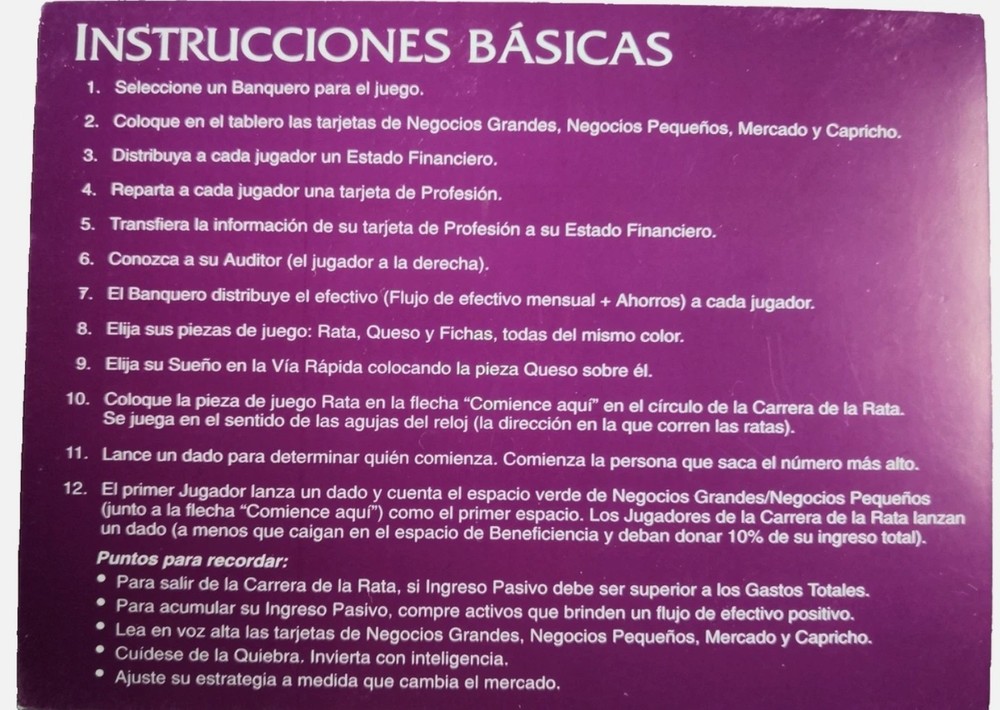 Rich Dad Cashflow Board Game