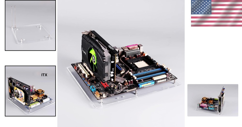 Durable Acrylic ITX Bench - Lightweight and Stylish PC Building Solution