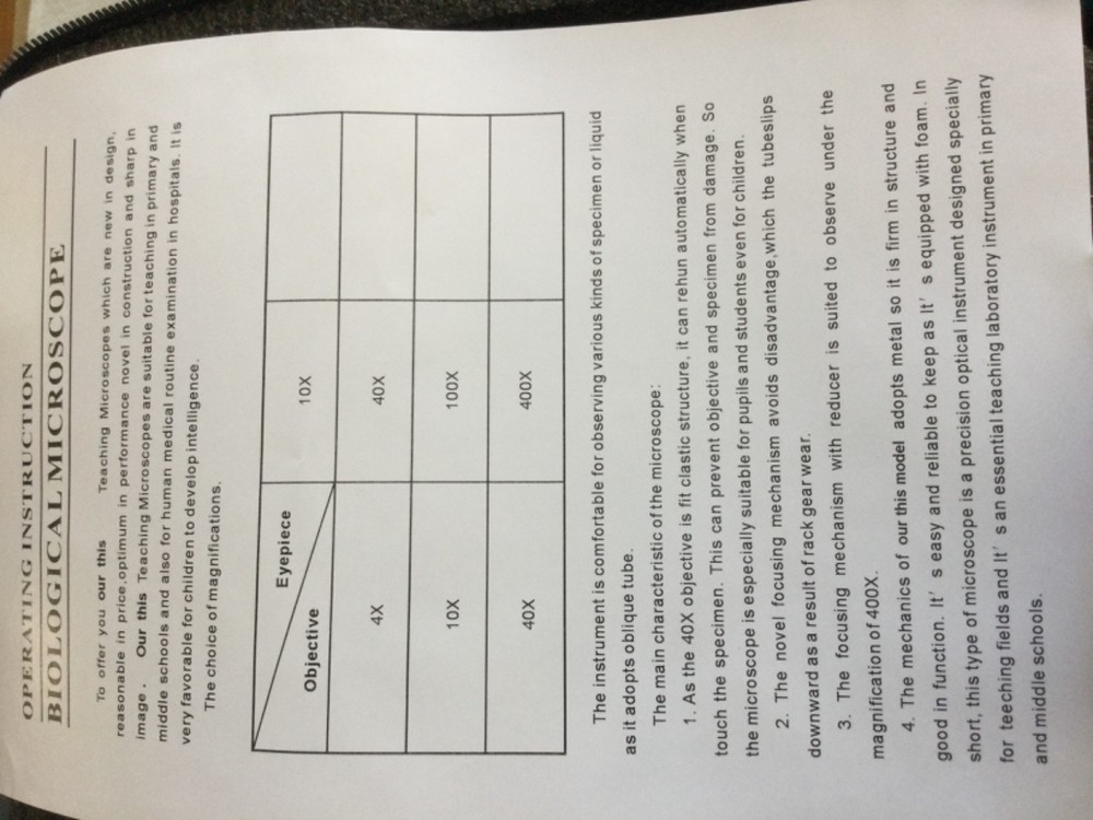 Binocular Compound Microscope 40X - 2000X Research Grade Professional