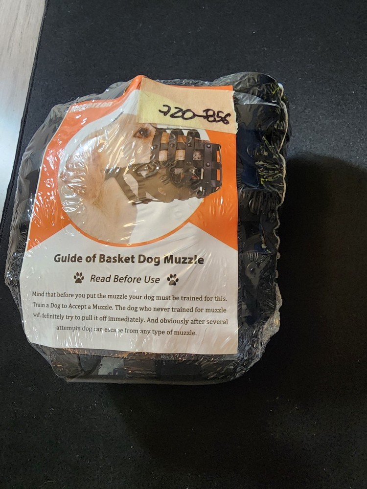 Mayerzon Dog Muzzle for Medium Large Dogs,Humane Basket Muzzle, Soft (OpenBox)