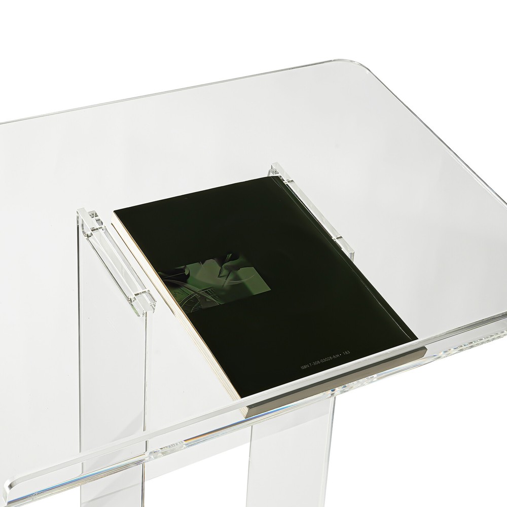 Acrylic Podium Stand for Presentations, Lectures & Conferences