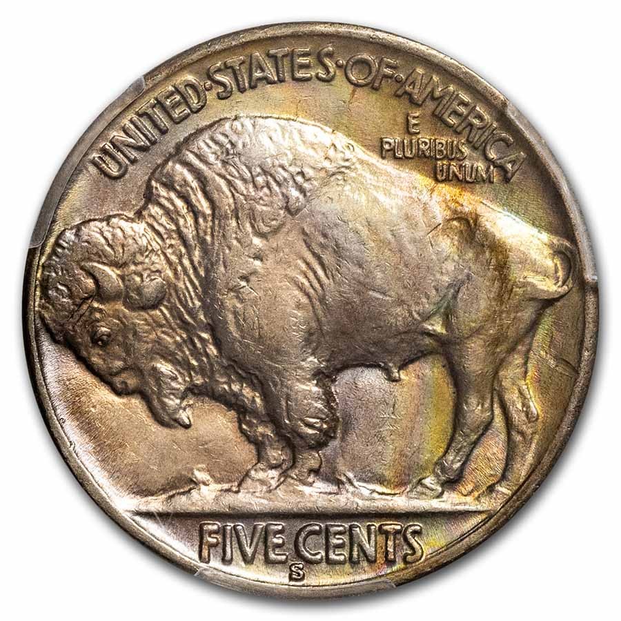 1936-S Buffalo Nickel MS-62 PCGS