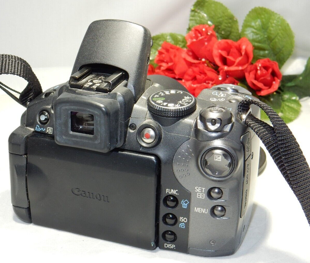 Canon PowerShot S5 8.0 MP Digital Camera - Black