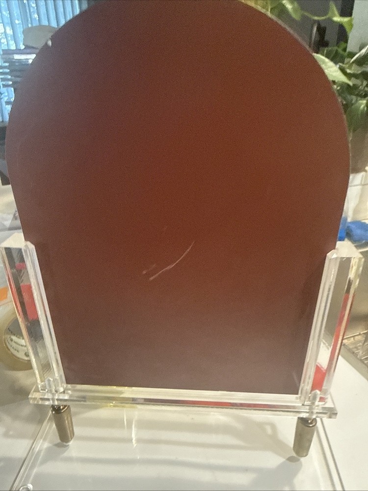 Vintage 1960's Lucite Vanity Mirror Tabletop