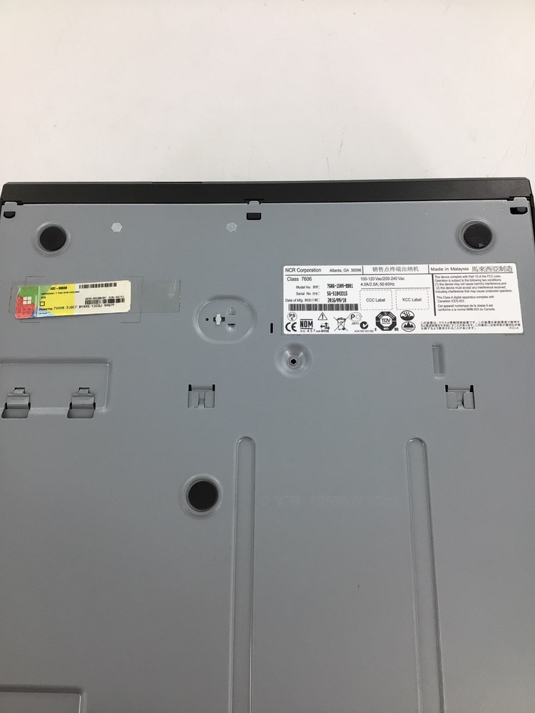 NCR 7606-1509-8801 Retail Terminal Intel Core