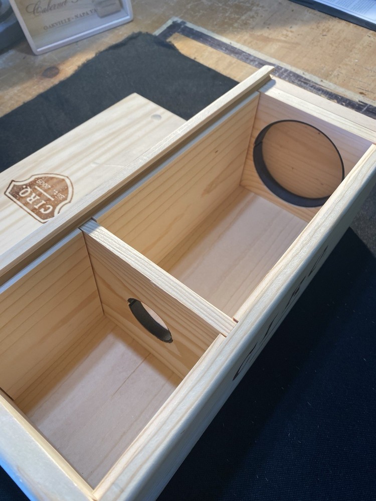 wooden wine box