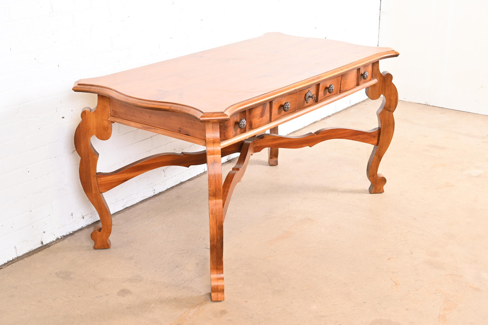 Romweber Spanish Baroque Carved Pine Writing Desk