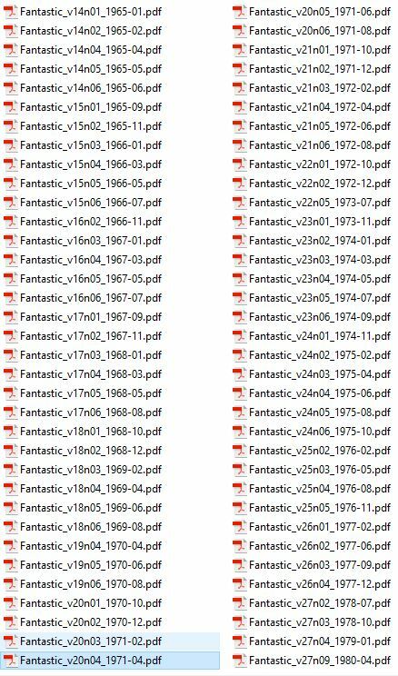 FANTASTIC Magazine 191 Classic Issue Collection On USB Drive