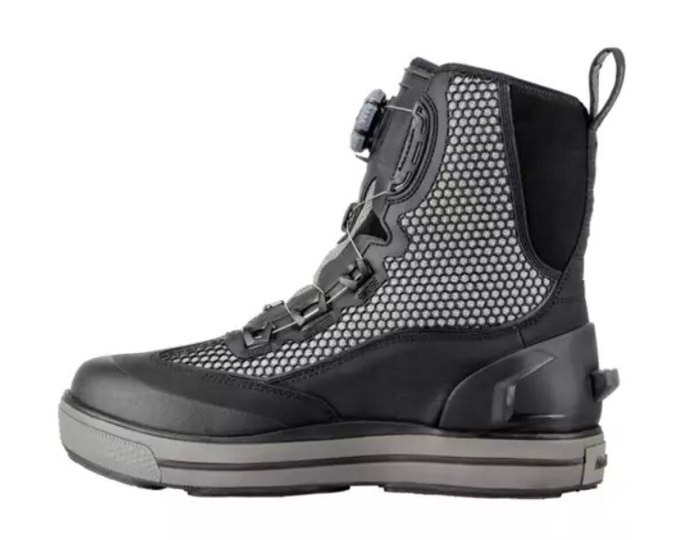 SIZE #10 KORKERS CHROME LITE WADING BOOTS - HYPERLITE, QUICK DRAIN, FIXED SOLE