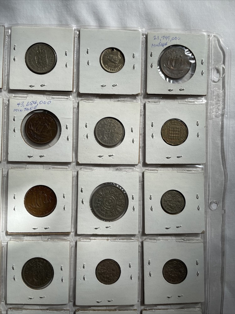 Great Britain 1956-1960 Mixed Coins