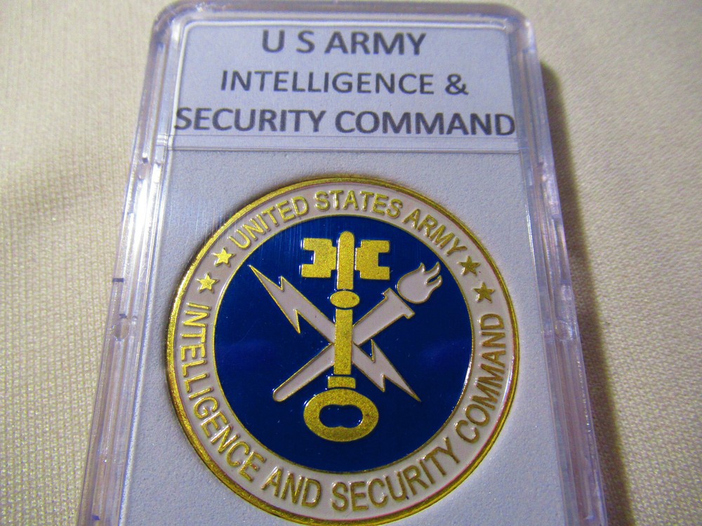 U S ARMY INTELLIGENCE & SECURITY COMMAND (INSCOM) Challenge Coin