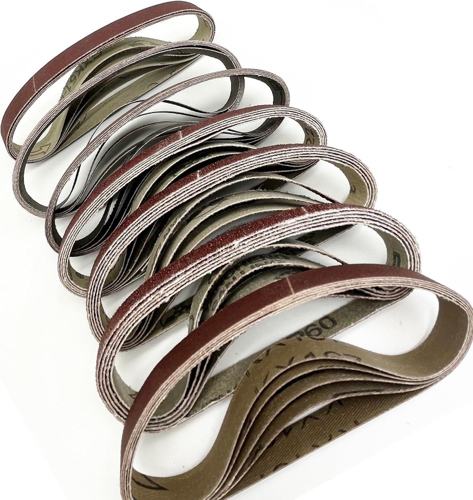 35 Pcs 1/2" x 12" Replacement Sharpening Belt Kit for Official Work Sharp Knife.