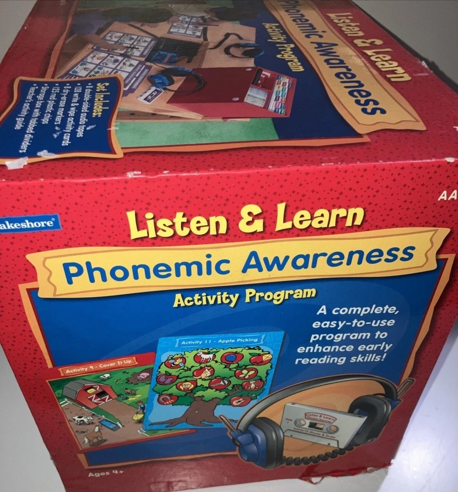 Lakeshore Listen &Learn Phonemic Awareness Activity Program - Preowned