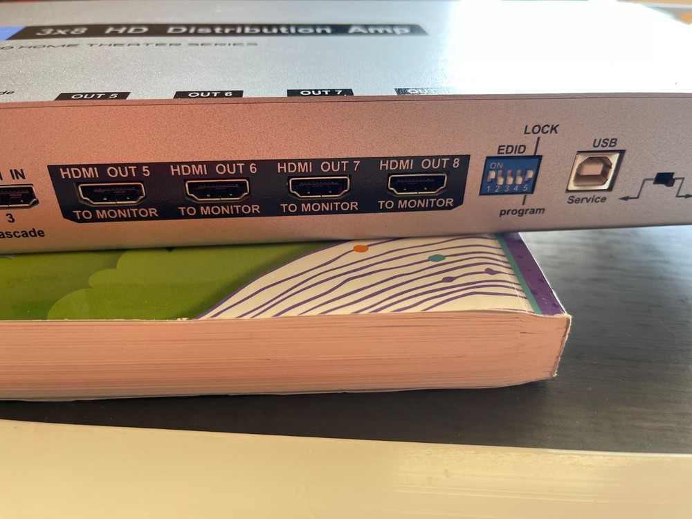 Octava 3x8 HD Distribution Amp (Untested)