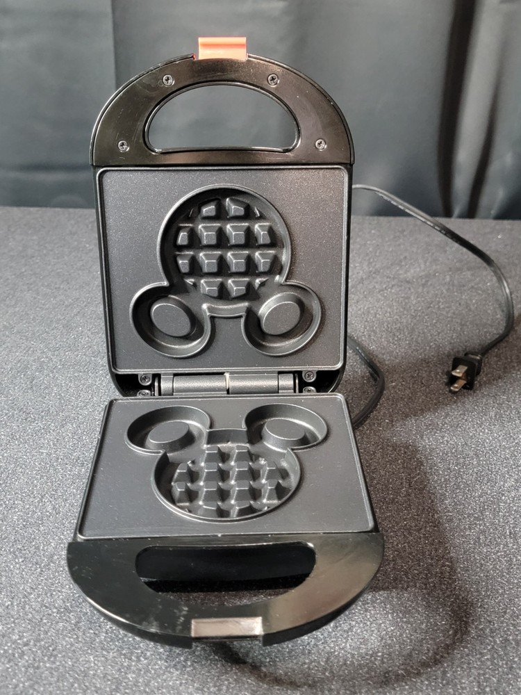 Mickey Mouse Disney Waffle Maker Non Stick Electric Kitchen Cooker - Tested