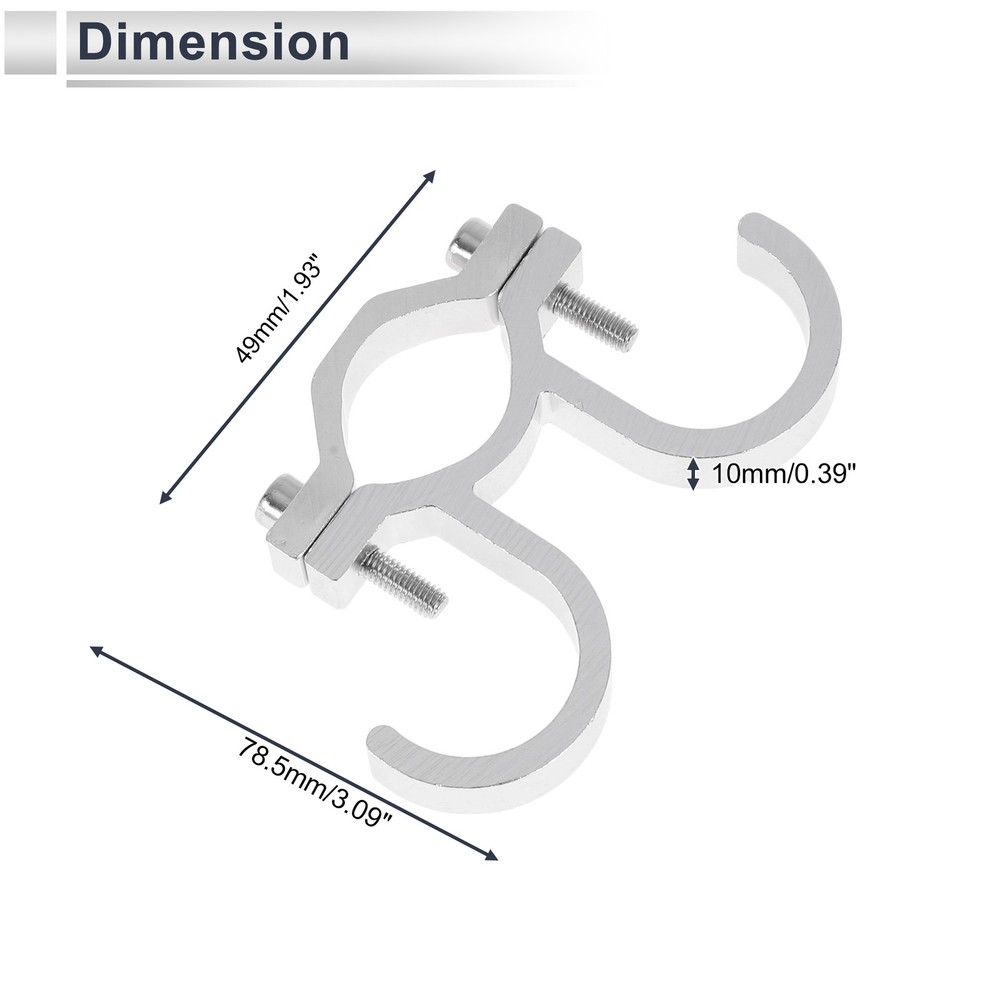 Motorcycle Alluper Hearing Hook for Minio 1 Set Silver