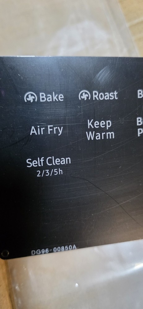 DG96-00850A Range Touch Control Panel Range Membrane Switch Touchpad For Samsung