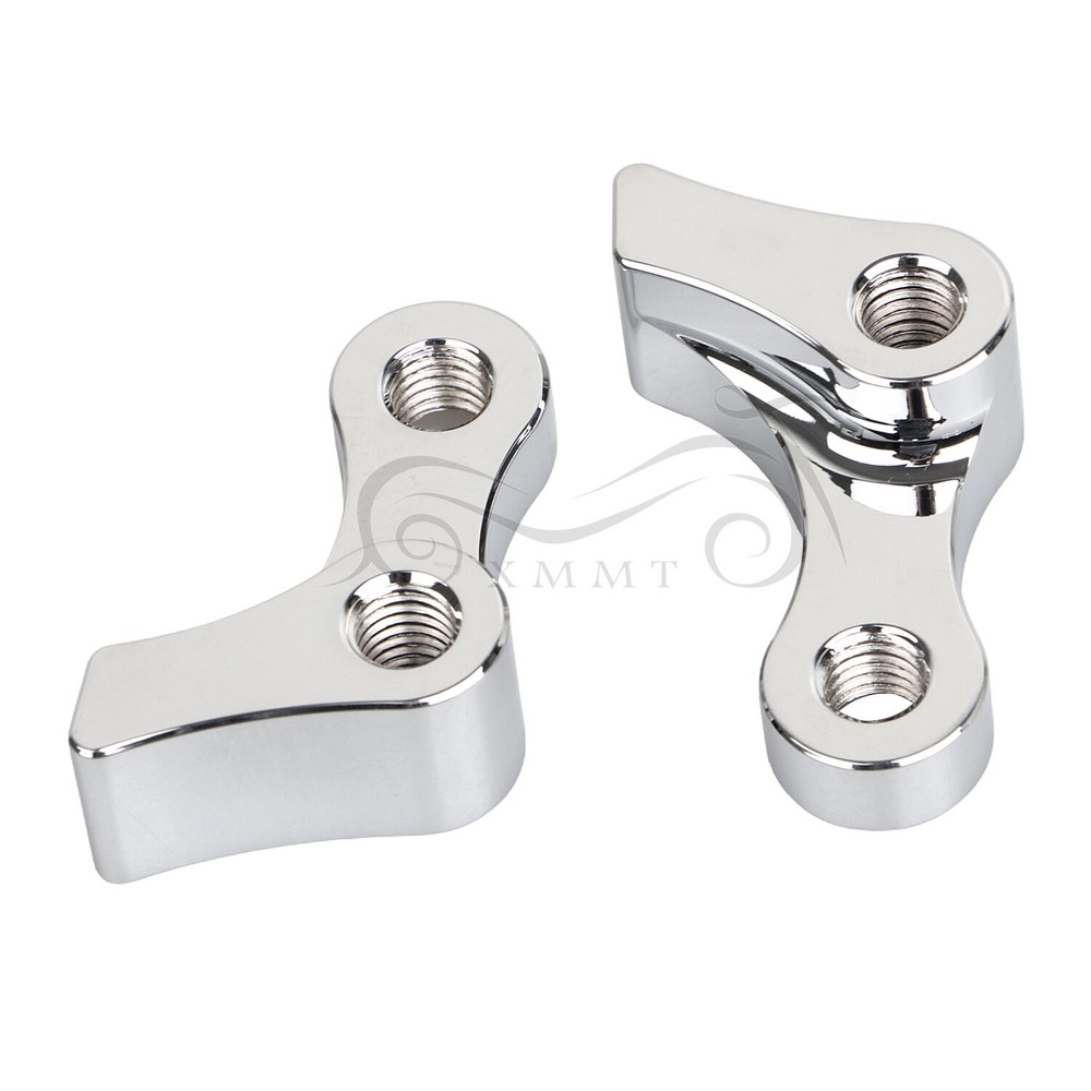 Chrome 1" Adjustable Lowering Kit For Harley Dyna Super Glide FXD Custom FXDC