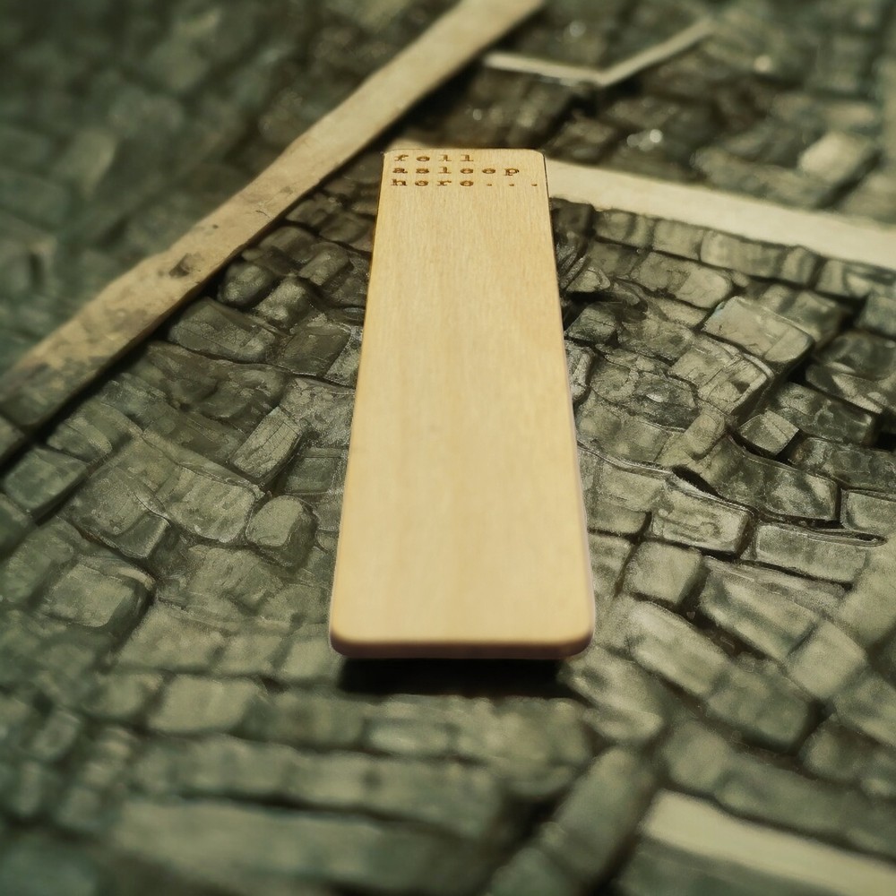 Bookmark - Personalized - Fell asleep here