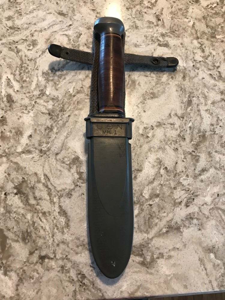 WWII US NAVY MK 1 KNIFE