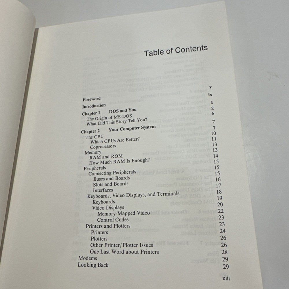 Microsoft's MS-DOS User's Reference Guide 1984 Que Vintage Computer