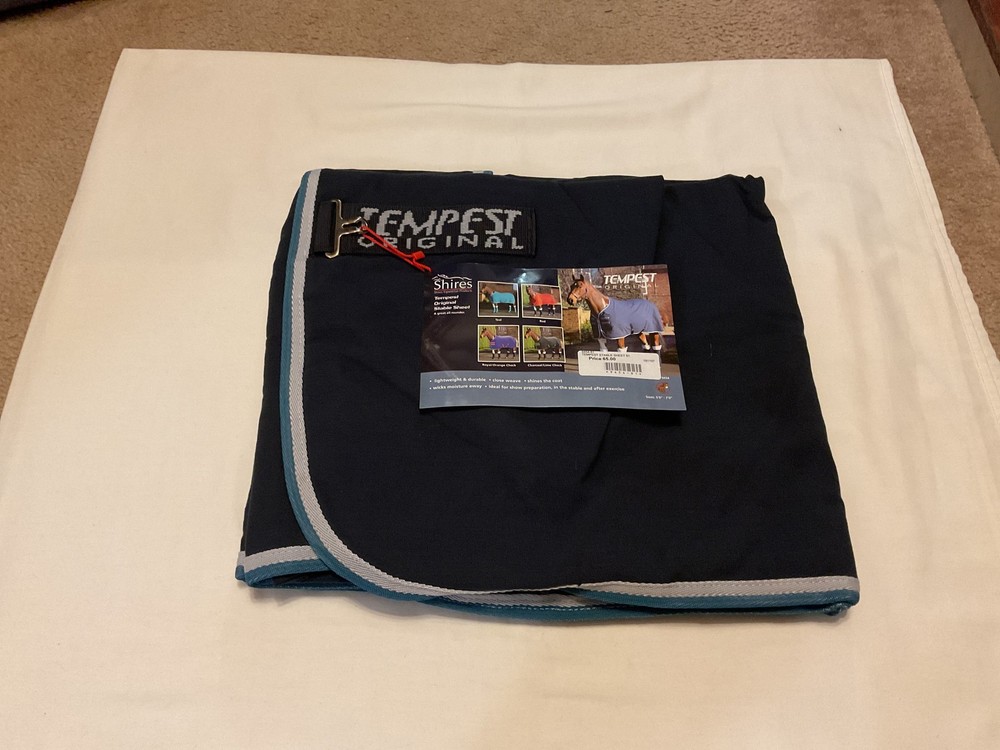 Shires Tempest Stable Sheet (81, Navy)
