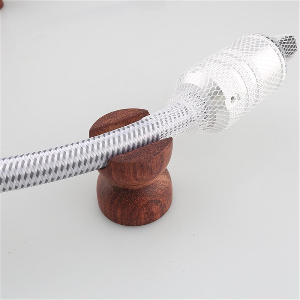 45mm HiFi Rose Wood Speaker Insulation Wire Holder Bracket Support Cable Stand A